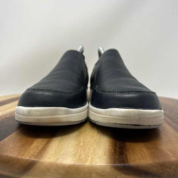 Mephisto Valter Slip On Leather Shoes Dark Navy Men’s Size 8 - Picture 8 of 11